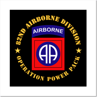 82nd Airborne Division - Operation Power Pack Posters and Art